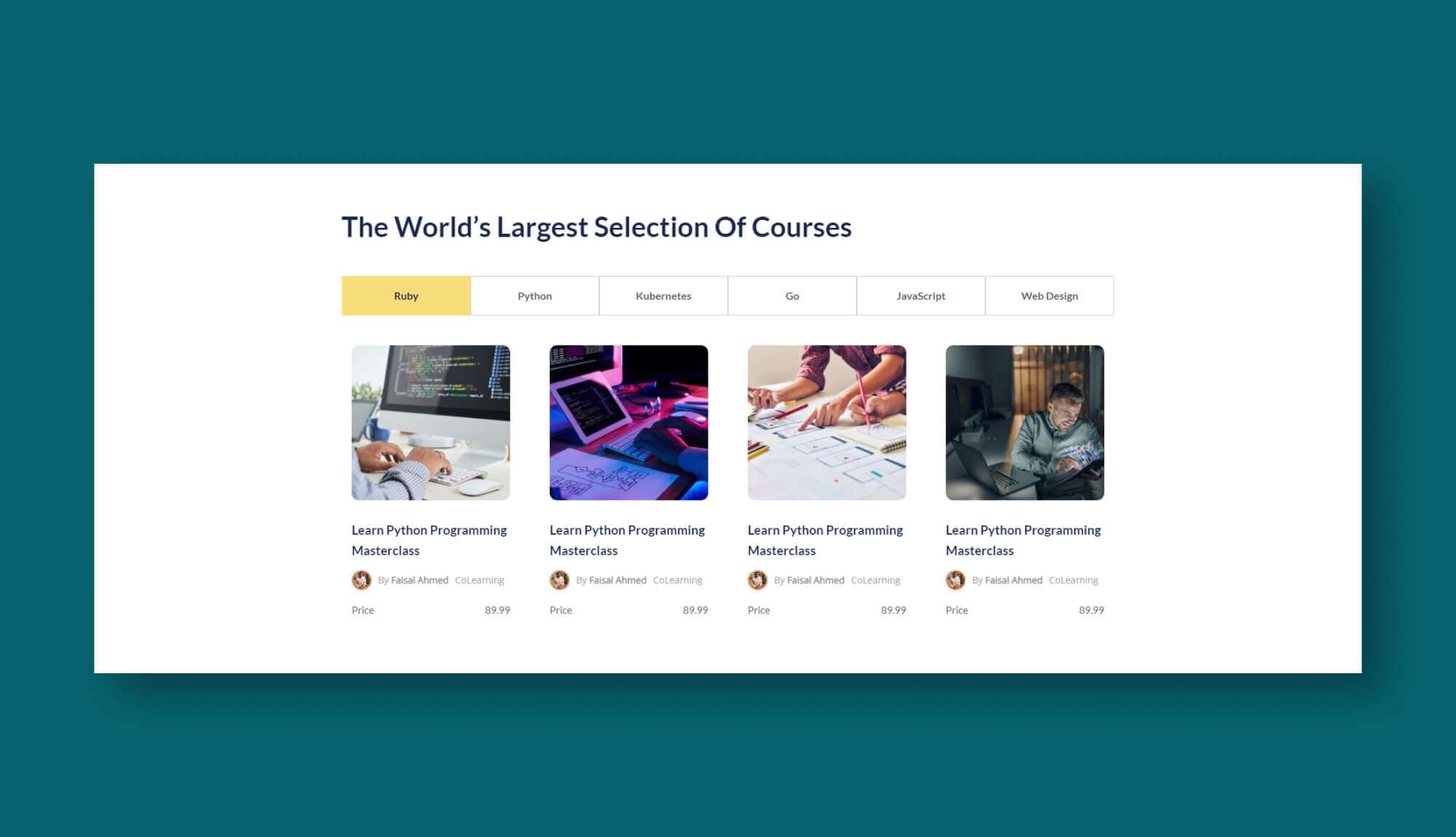 CoLearning Course Section For Gutenberg Banner
