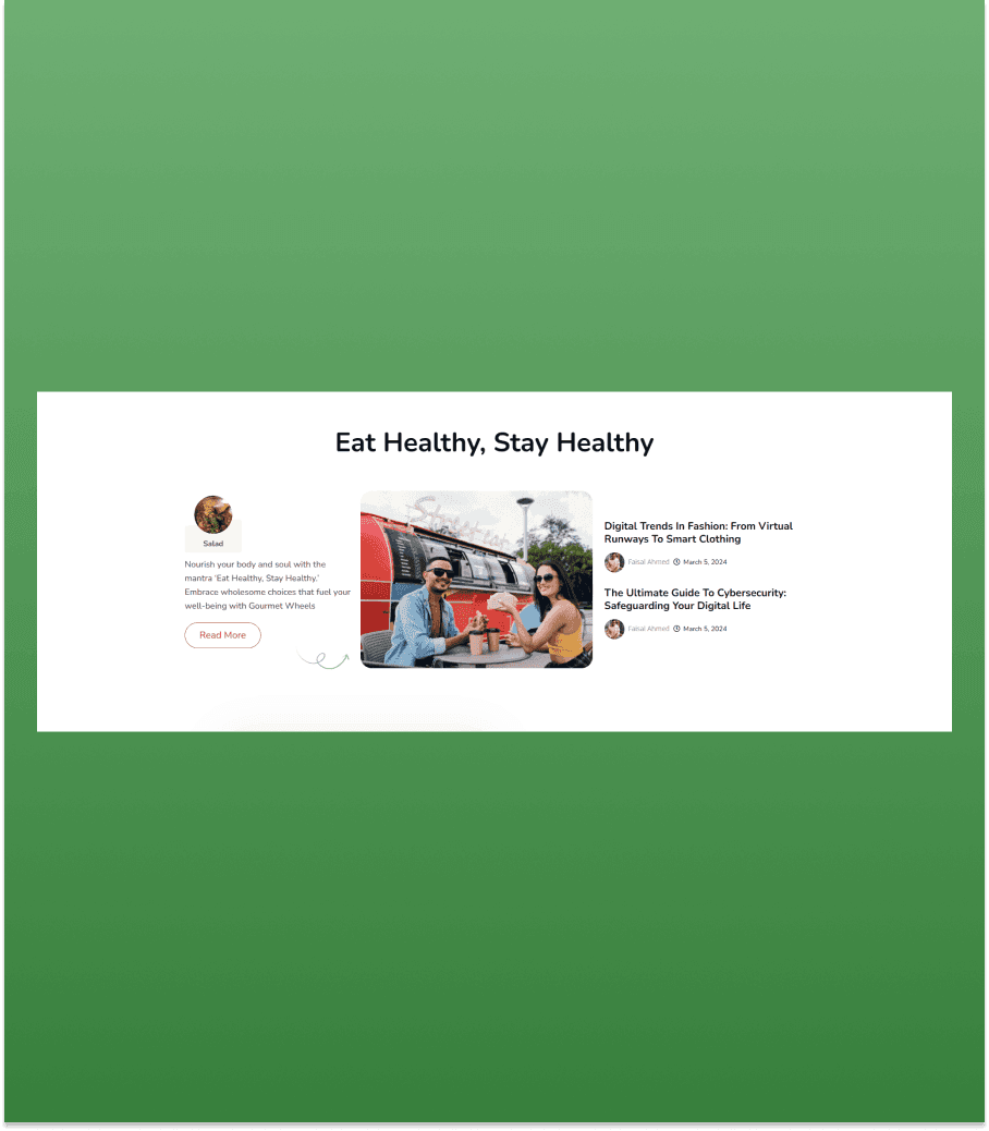 Gourmet Wheels Blog Section thumbnail