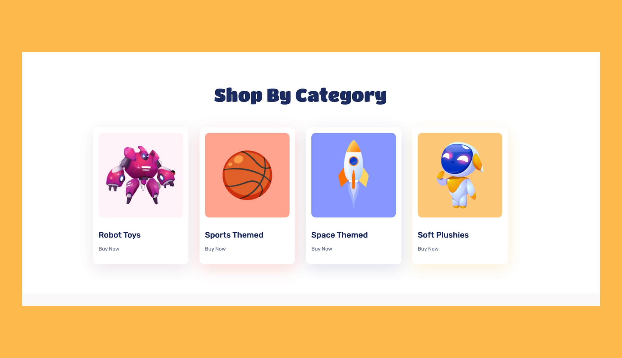 Fun Zone Shop Categories Section For Gutenberg Banner