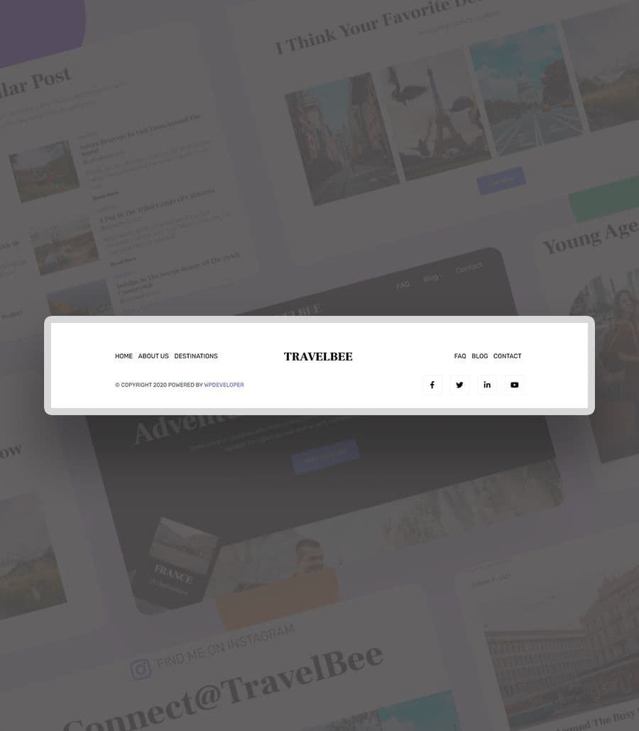 TravelBee Footer thumbnail