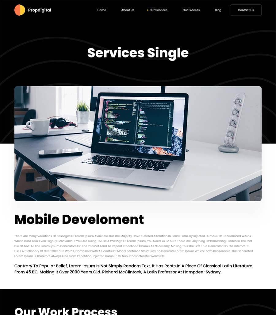 PropDigital Service Details Page thumbnail