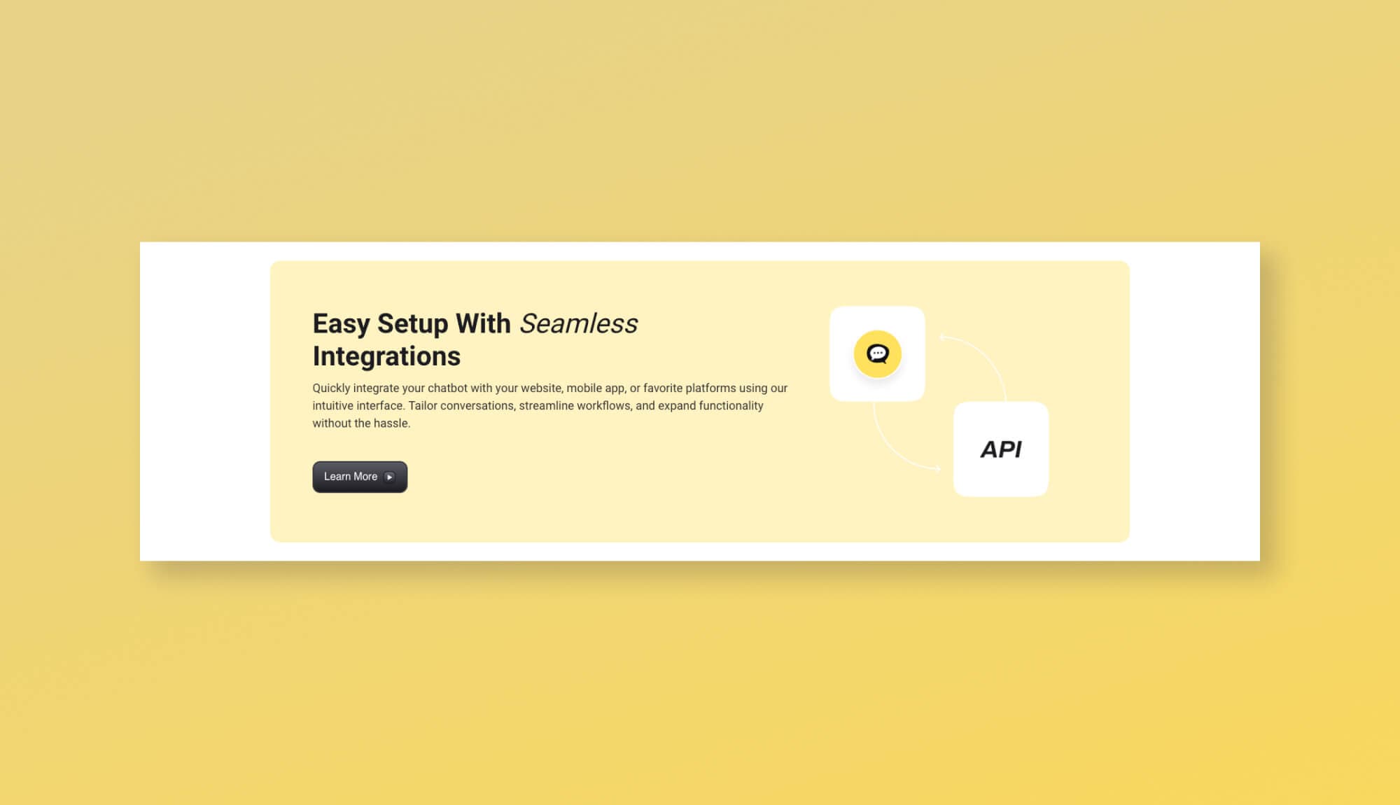 ChatAIBot Integration CTA Section Banner