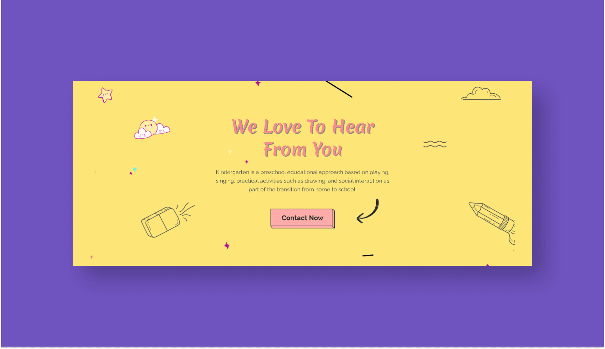 Wonderland CTA Section For Gutenberg Banner