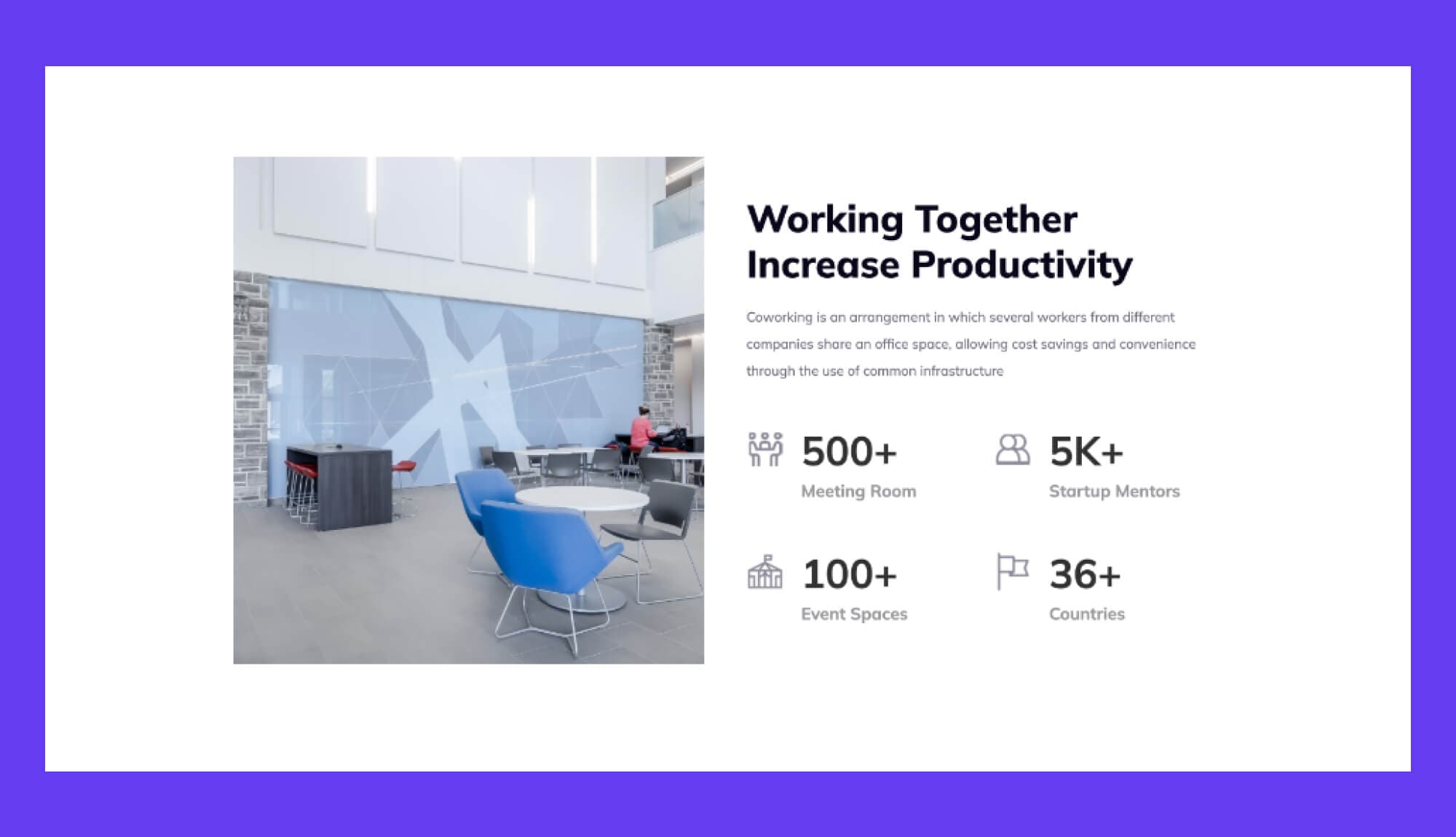 Space Hub Counter Section For Gutenberg Banner