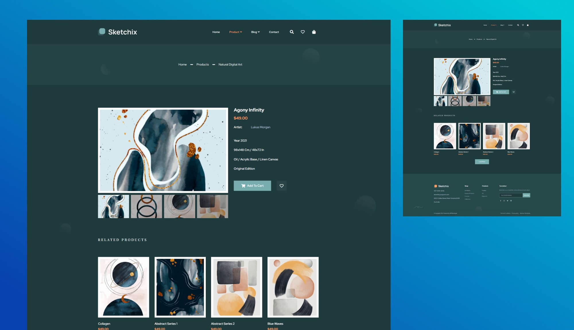 Sketchix Single Product Page Banner