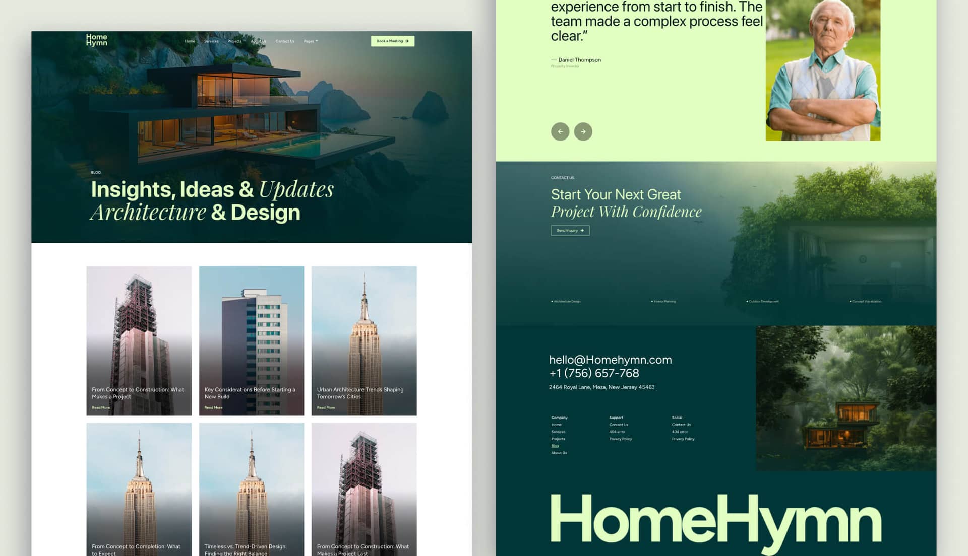 HomeHymn Blog Page By Templately