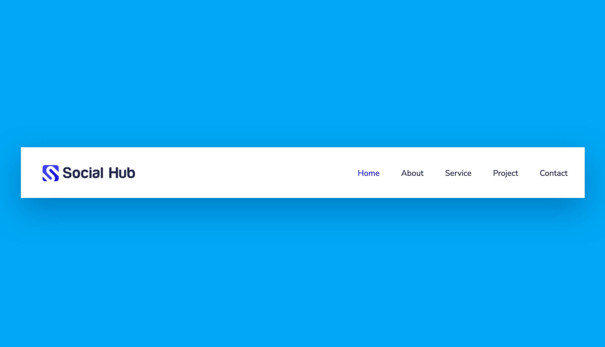 Social Hub Header Section For Gutenberg Banner