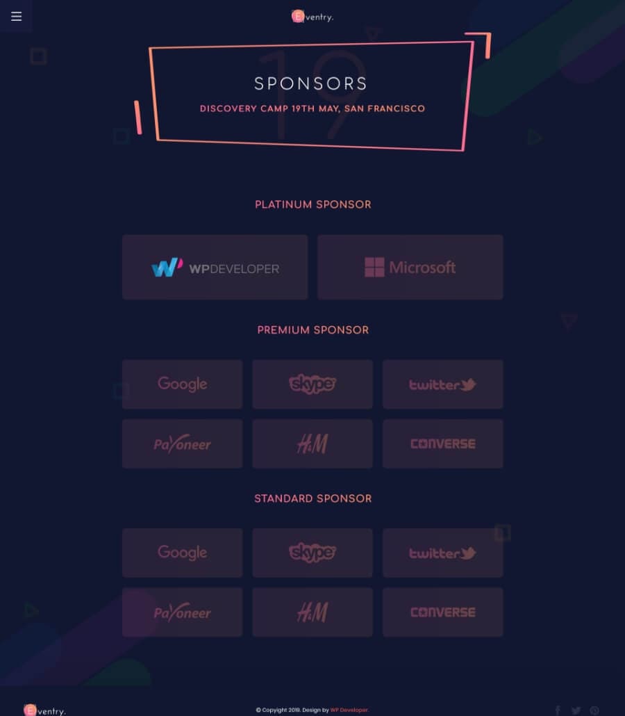 EventGree Event Template Sponsor thumbnail