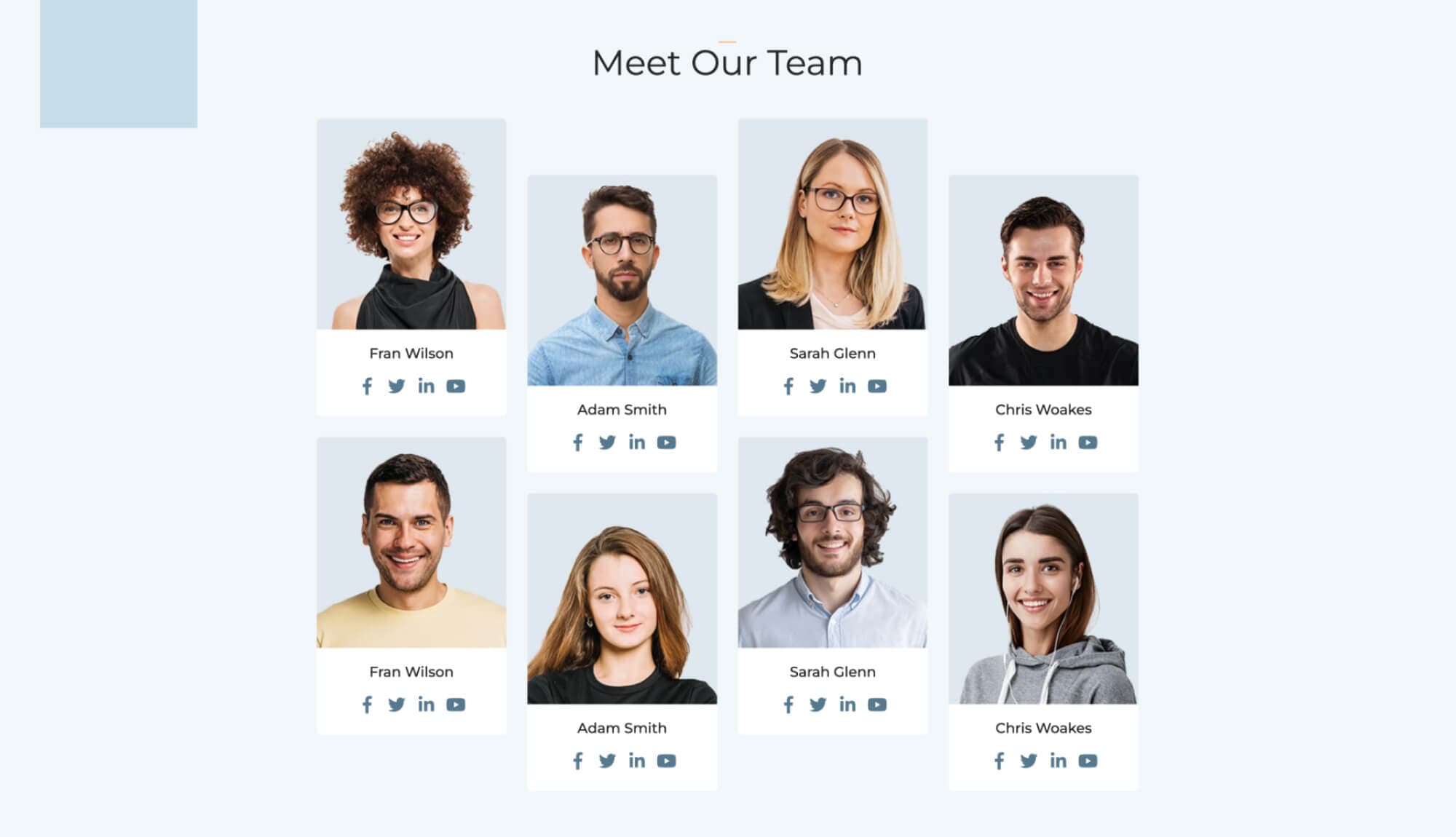 EleInterior Team Section For Gutenberg Banner