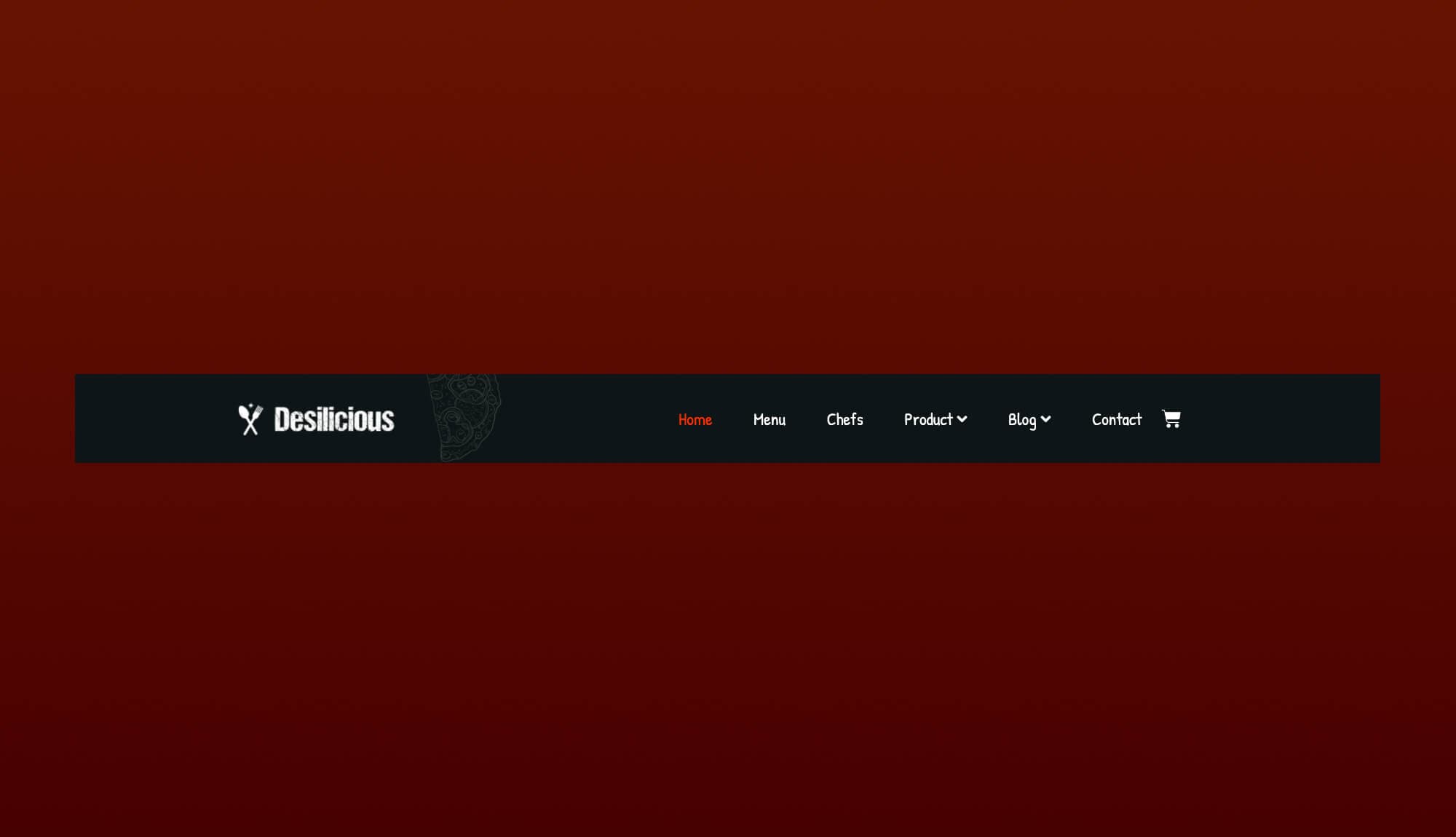 Desilicious Header Section Banner