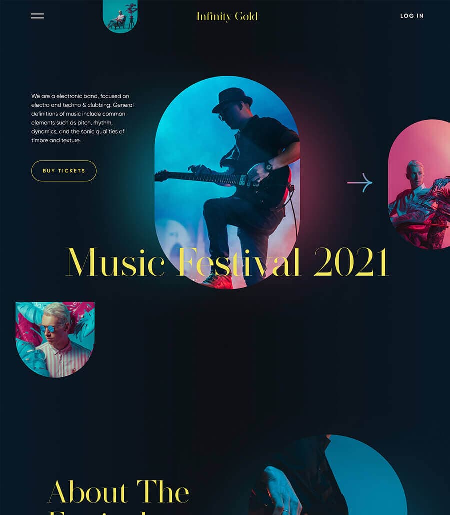 Infinity Gold Footer thumbnail