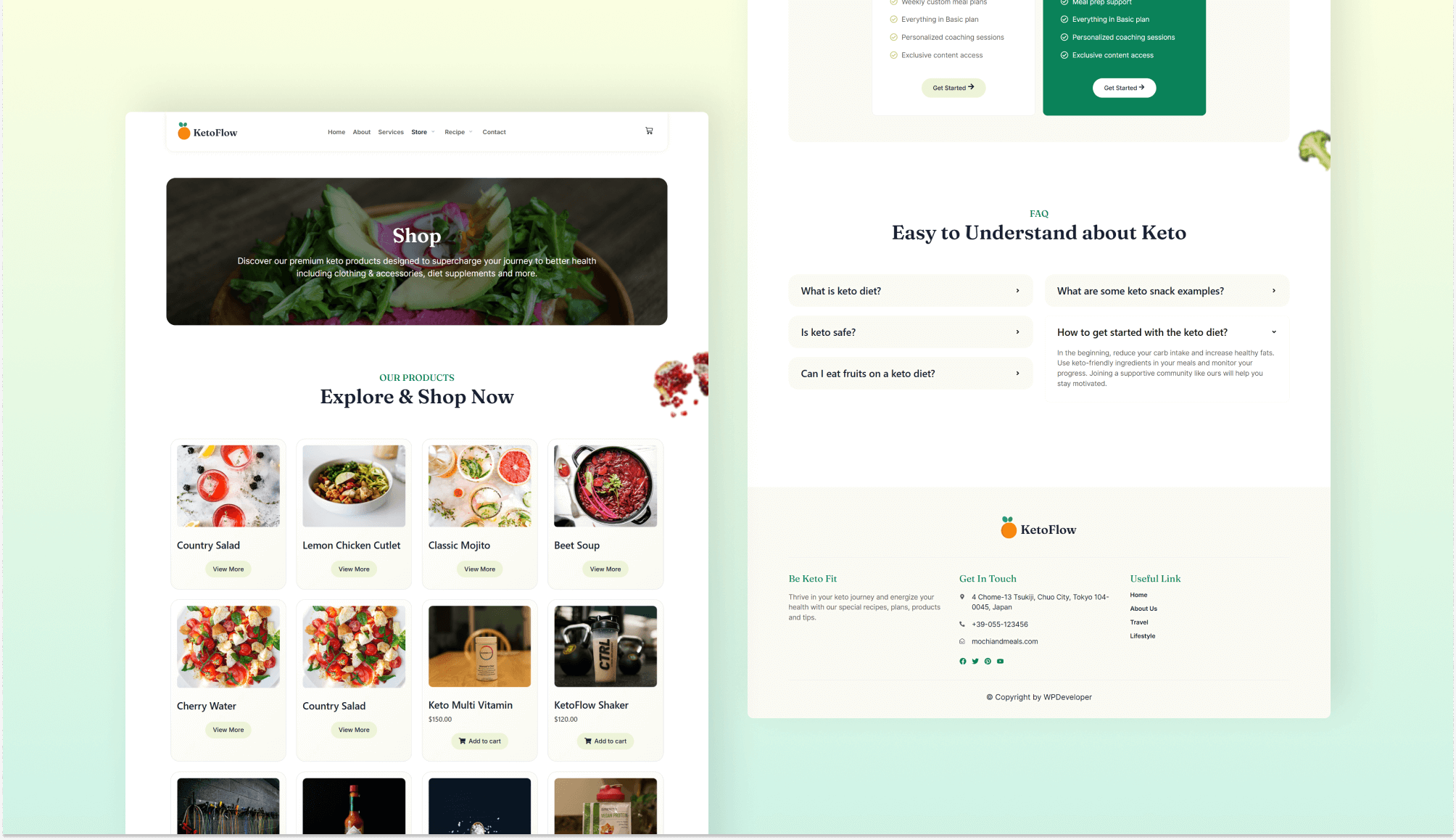 KetoFlow Shop Page Banner