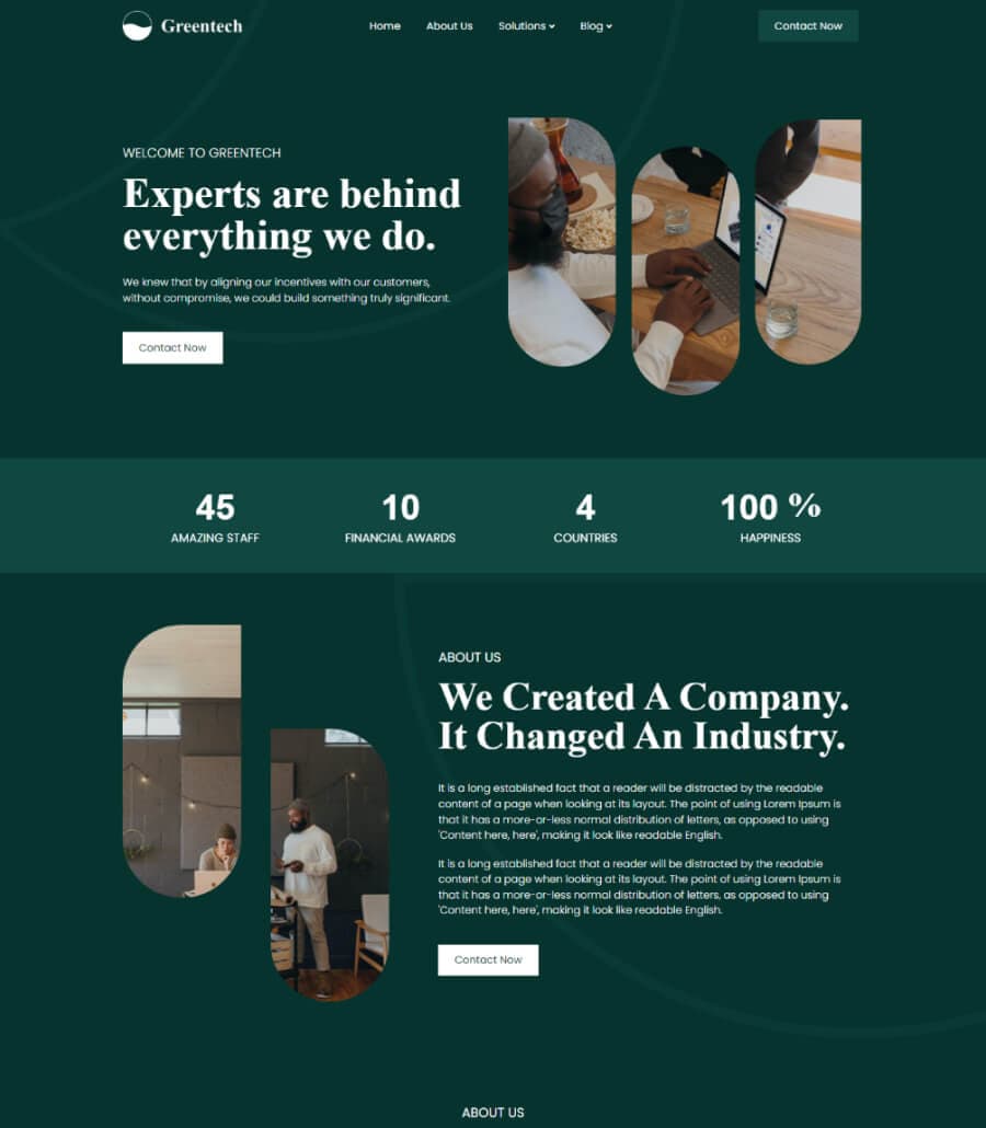 Greentech Home Page thumbnail