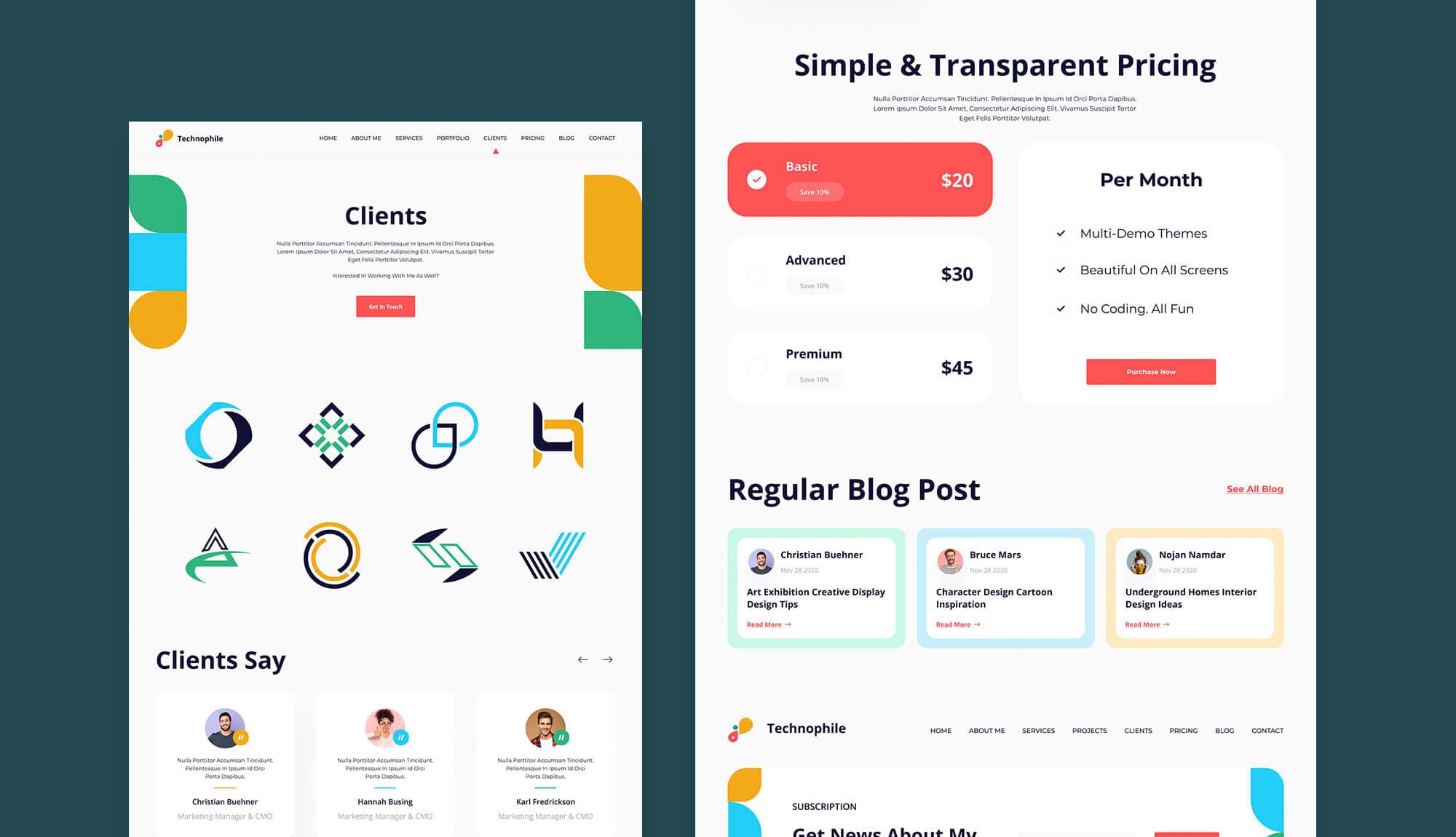 Technophile Clients Page Banner