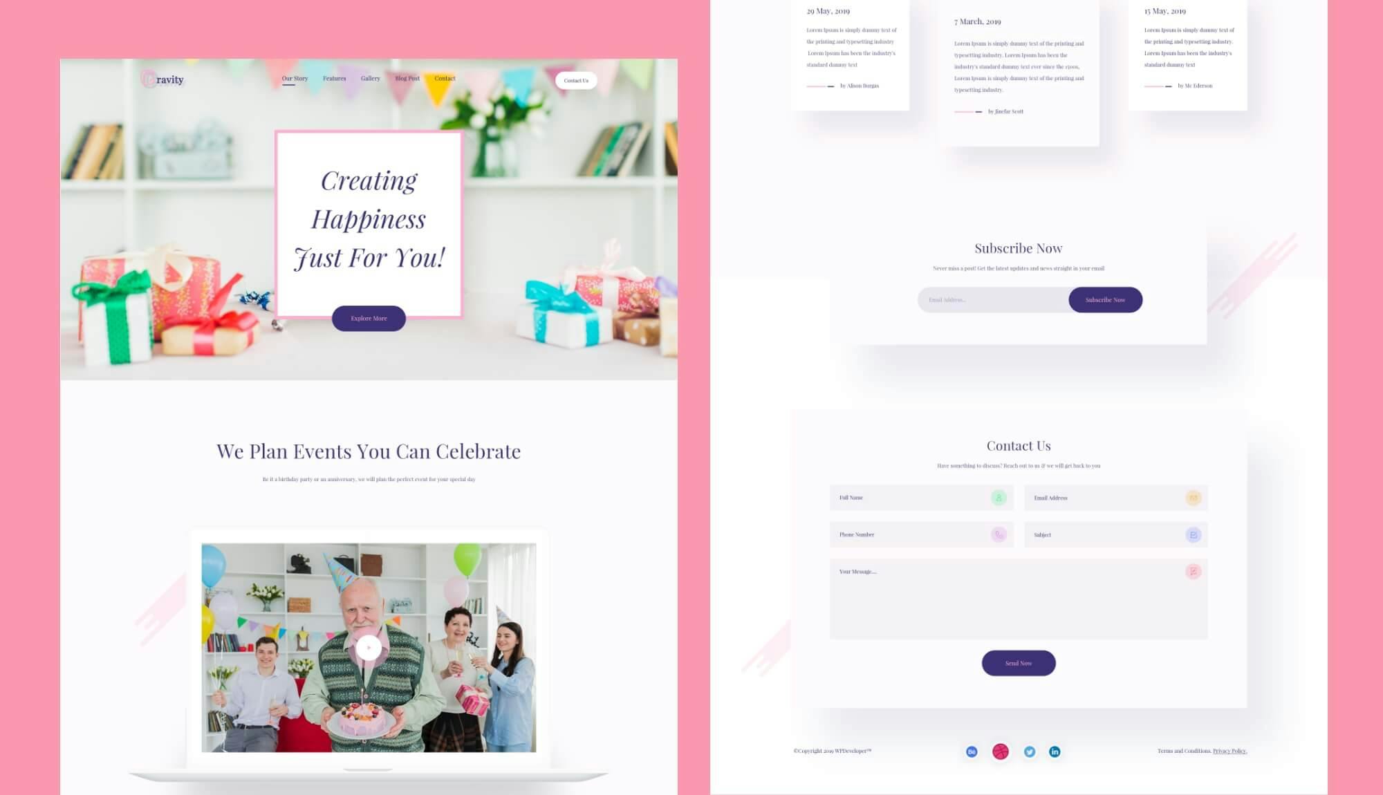 Cravity Footer Banner