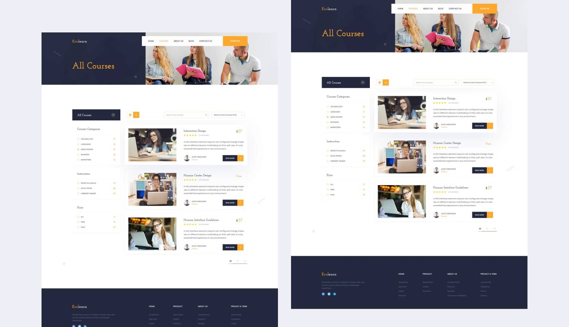 EduBee Education Template Courses By Templately