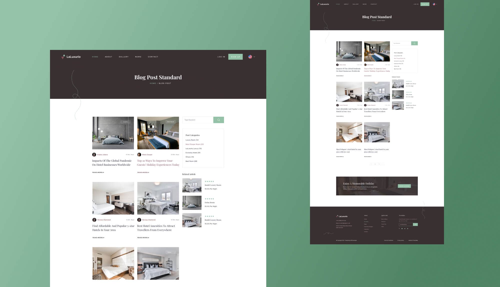 LaLuxurio Blog Page Banner