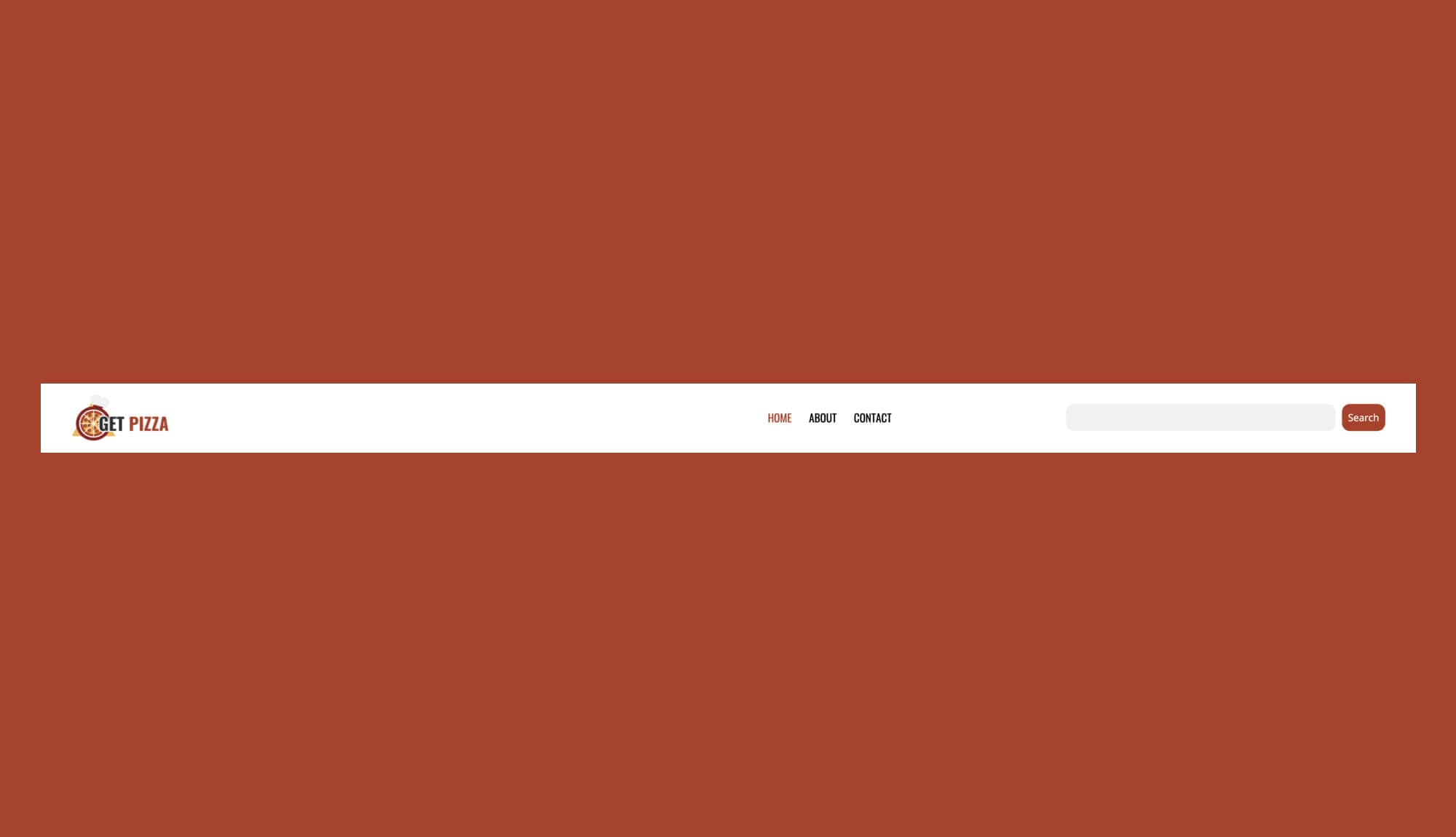 Get Pizza Header Section For Gutenberg Banner