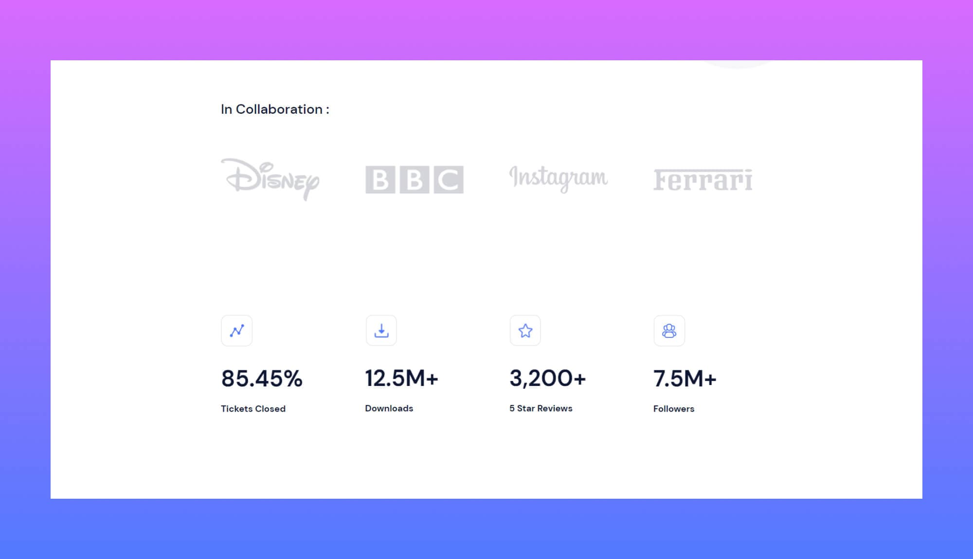 App21 Counter Section For Gutenberg Banner