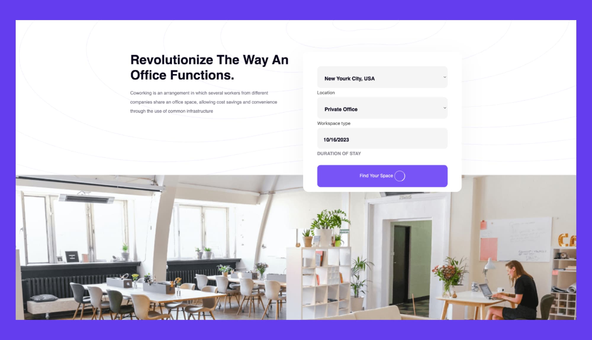 Space Hub Hero Section For Gutenberg Banner
