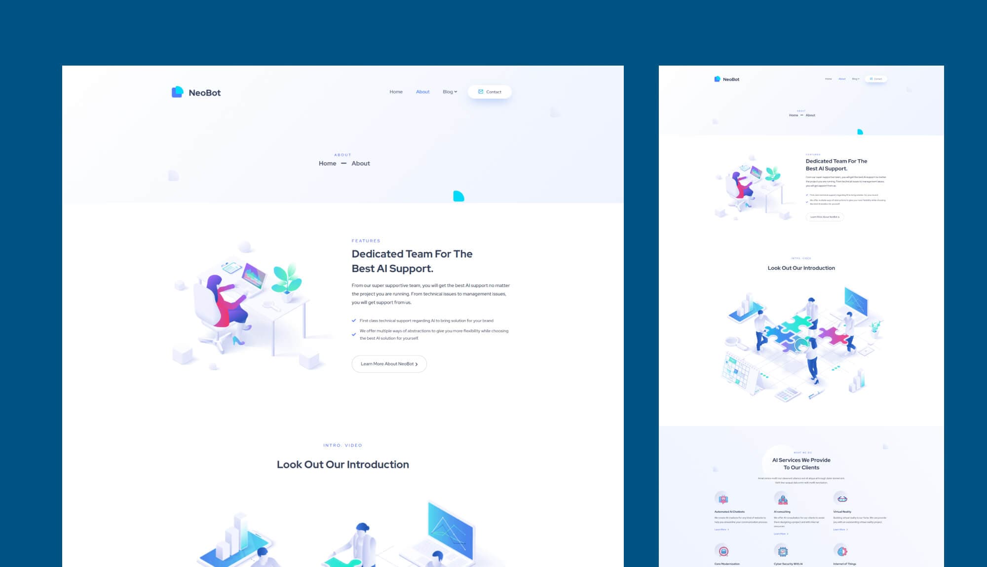 NeoBot About Page Banner