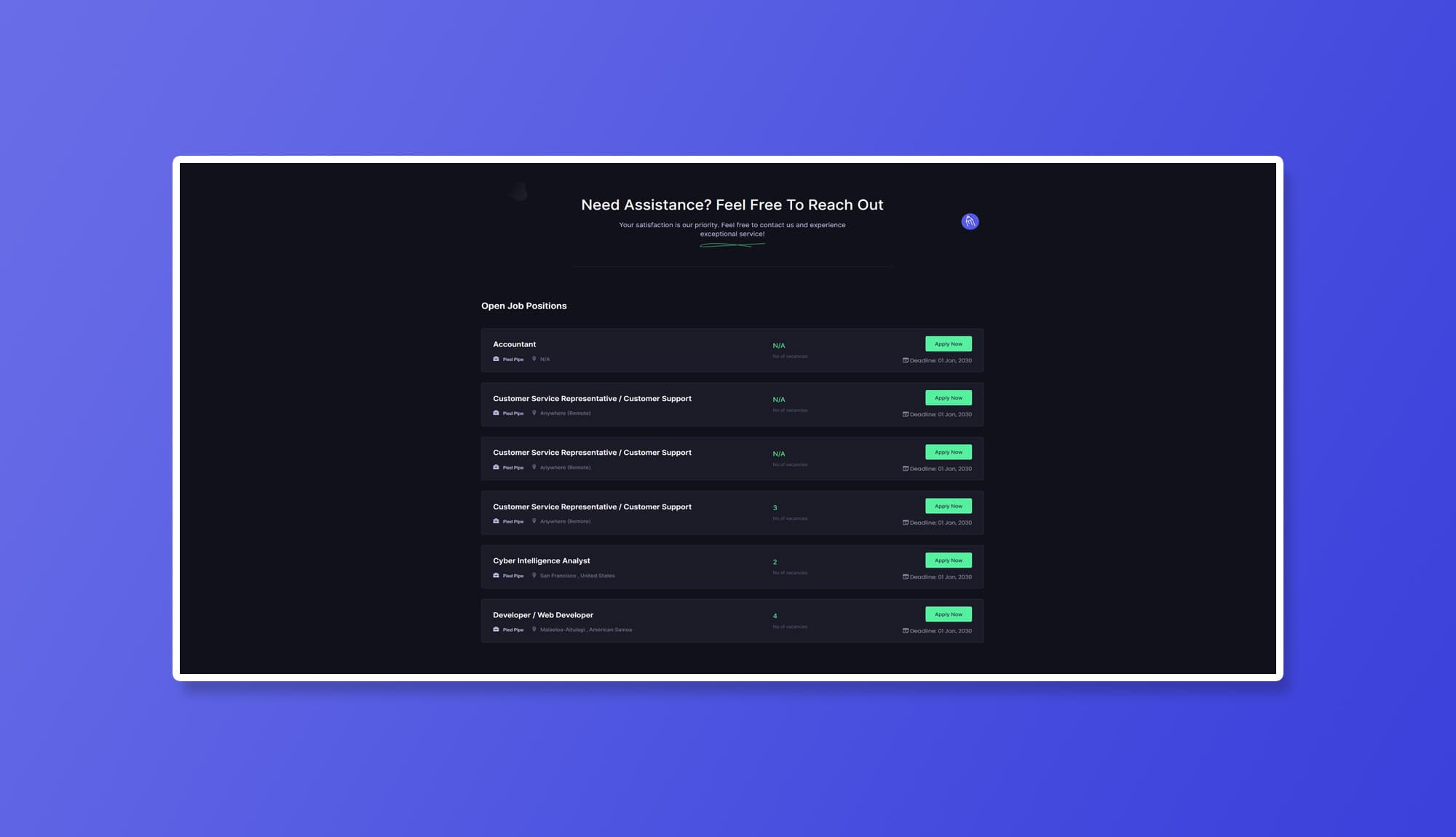 WritifyAI Jobs Section For Gutenberg Banner