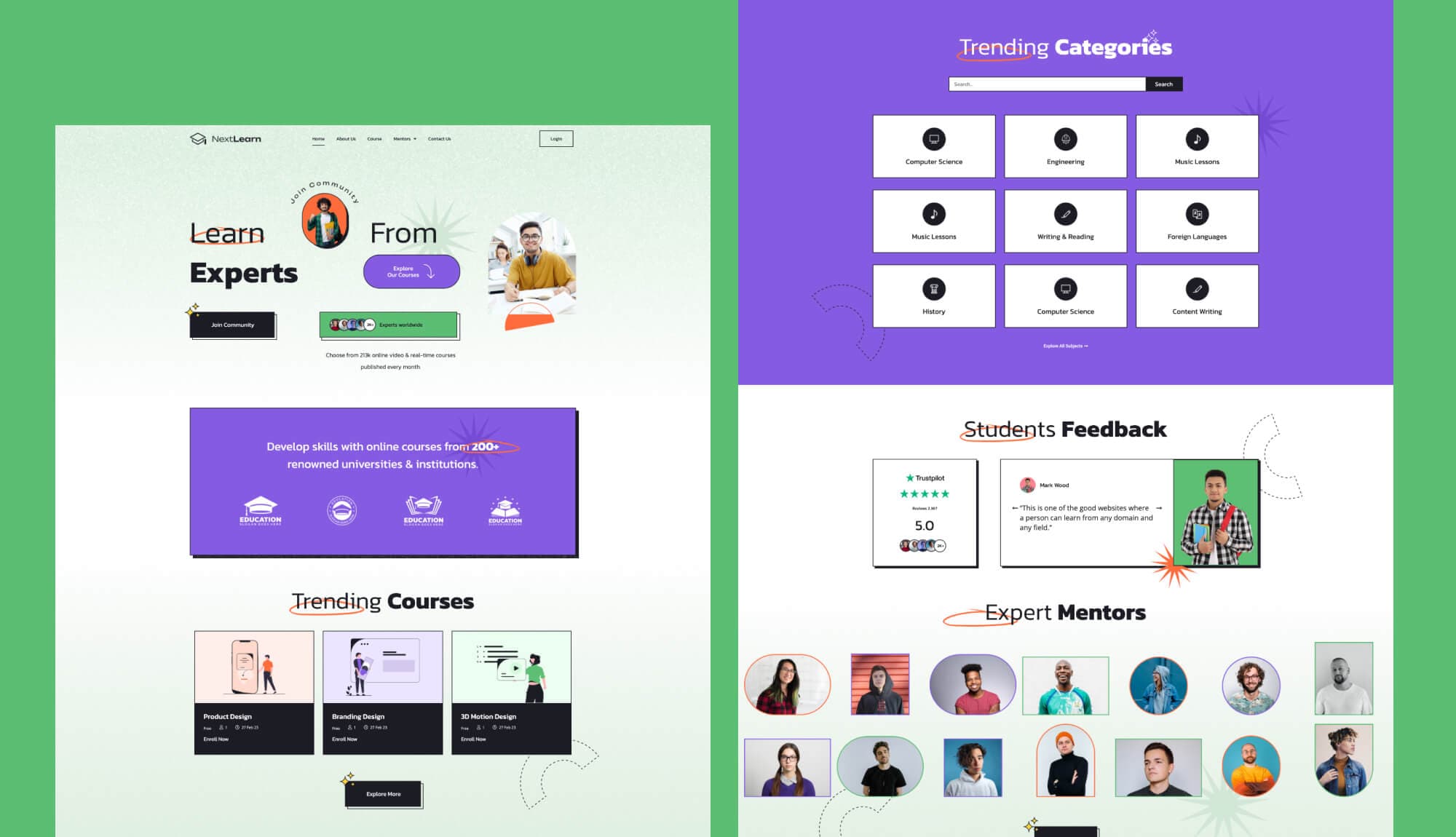 NextLearn Home Page Banner