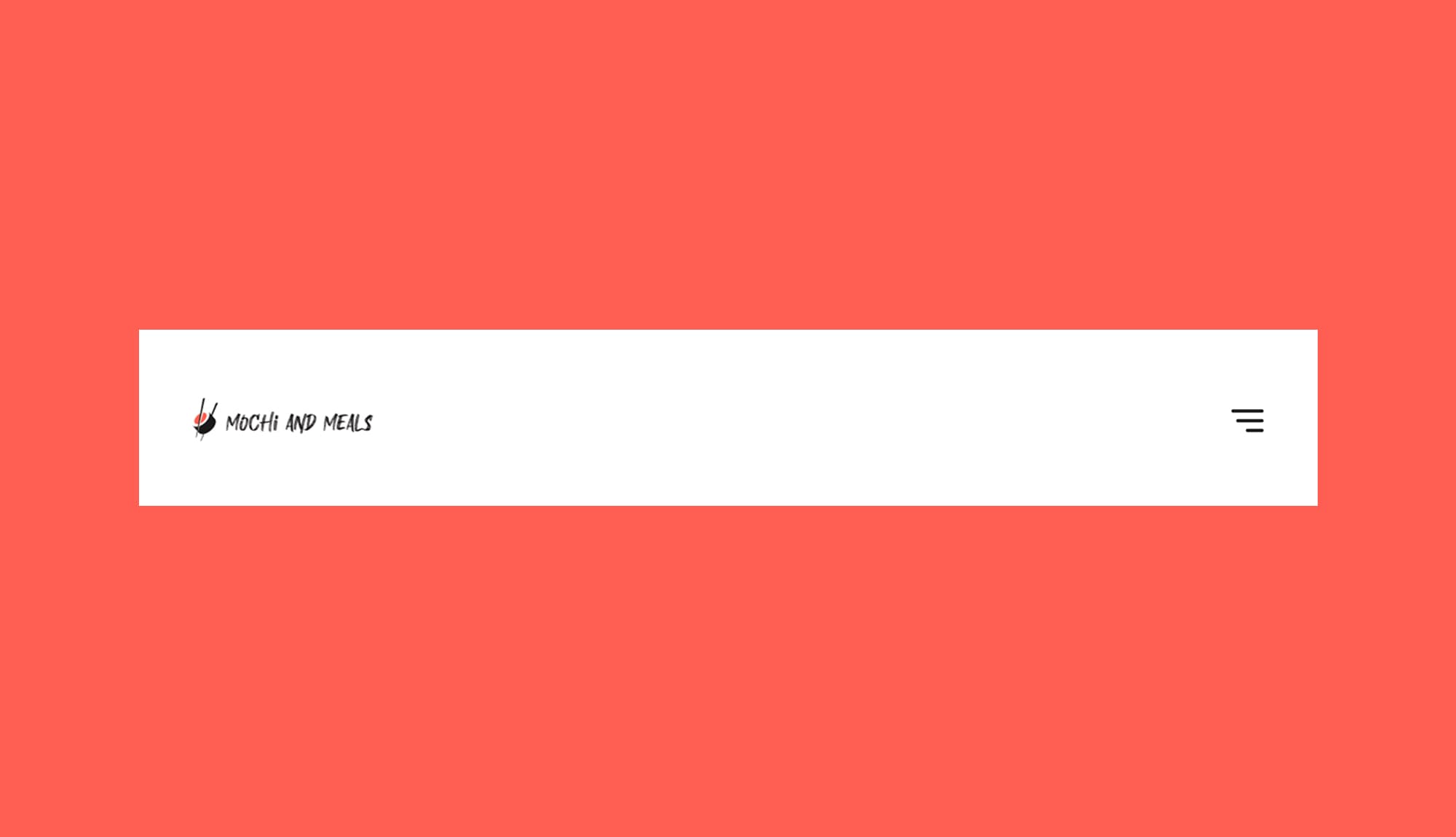 Mochi And Meals Header Section Banner