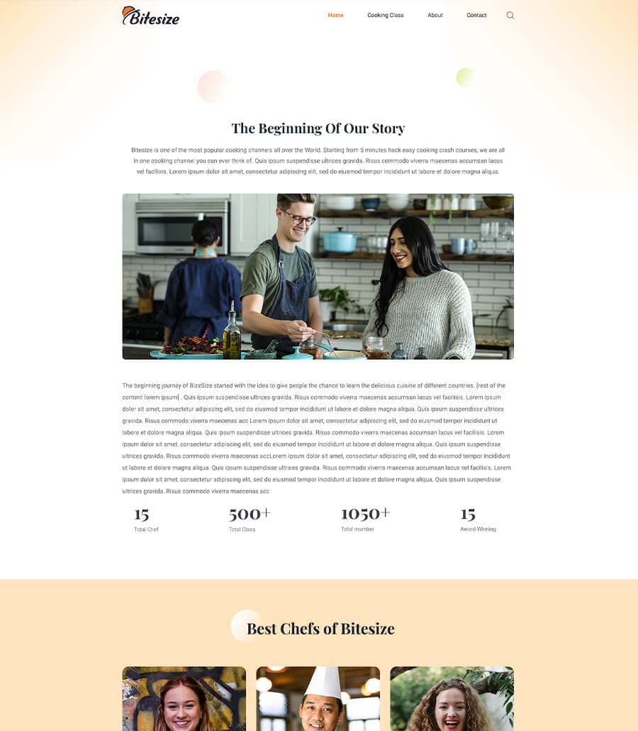 Bitesize About Page thumbnail