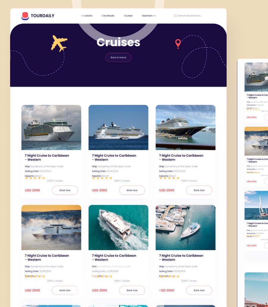 TourDaily Cruises Page thumbnail