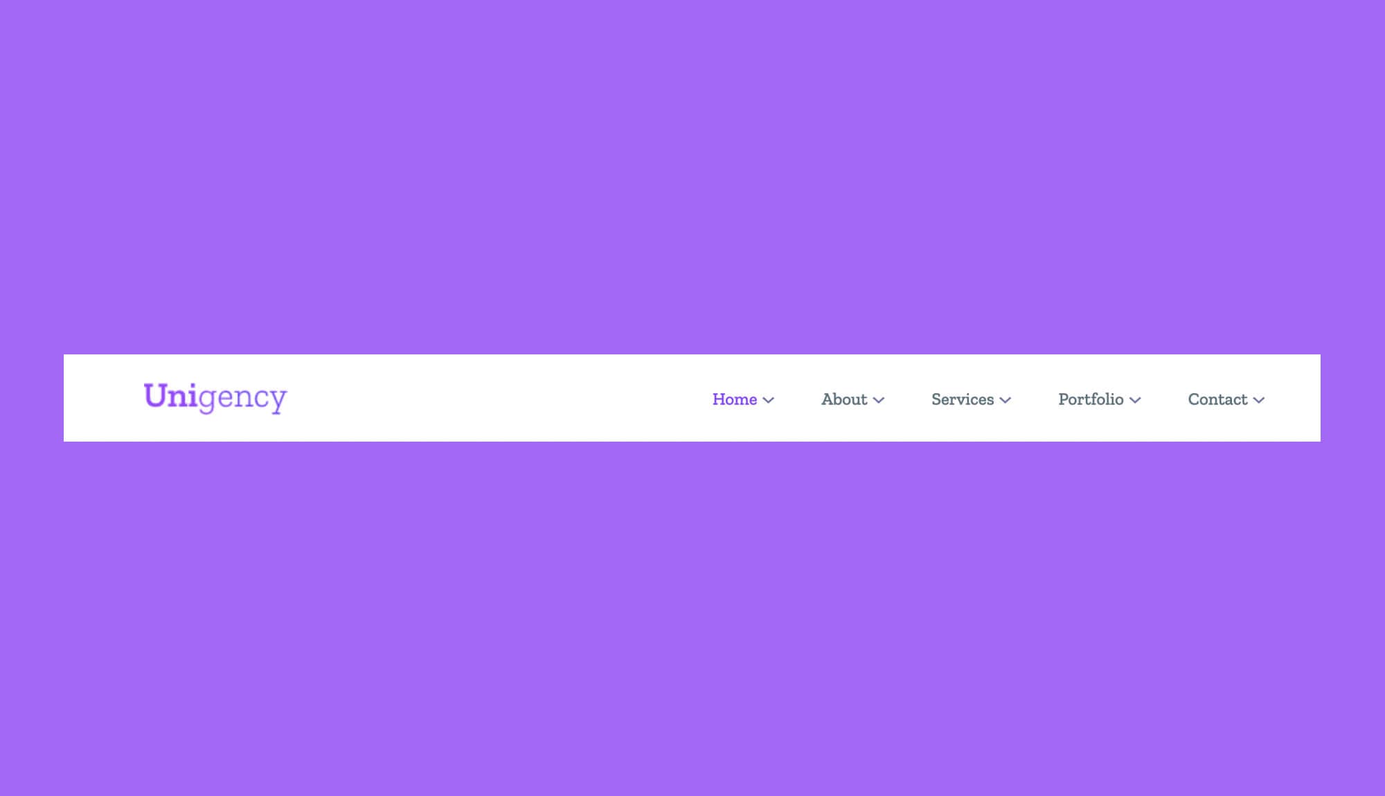 Unigency Header Section Lite For Gutenberg Banner