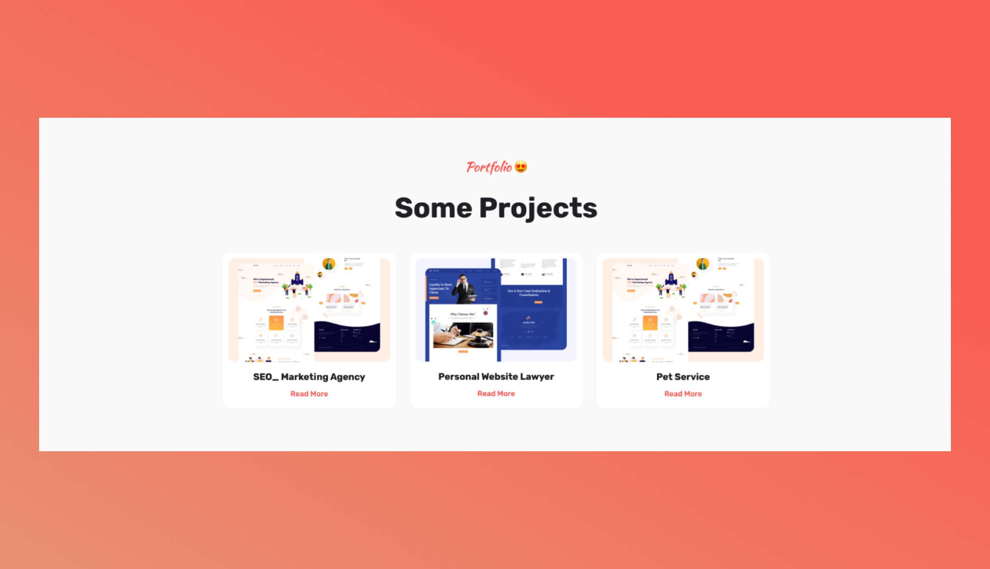 Michiel Portfolio Section For Gutenberg Banner