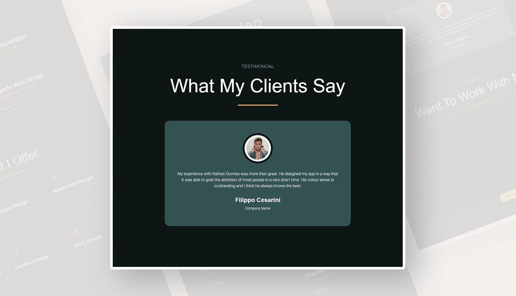 SleekResume Testimonial Section For Gutenberg By Templately