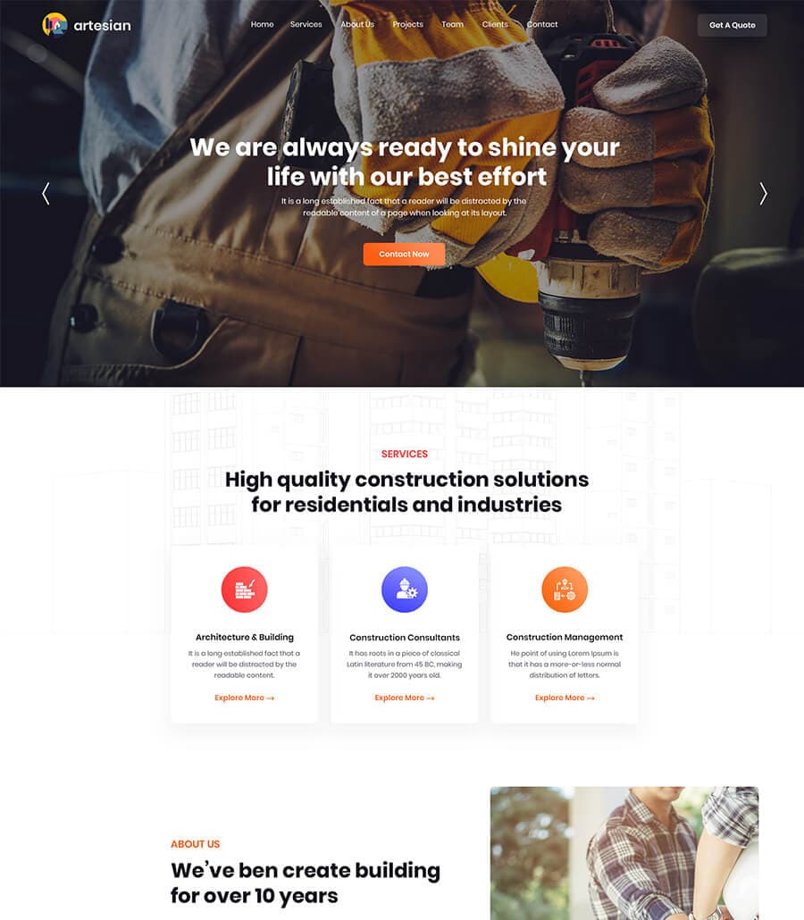 Artesian Homepage thumbnail