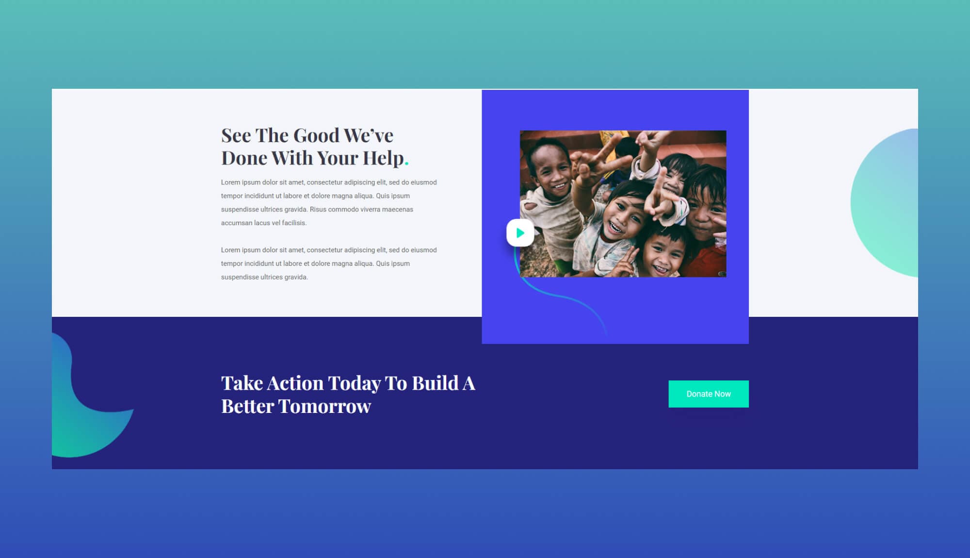 TrustAid About Section For Gutenberg By Templately