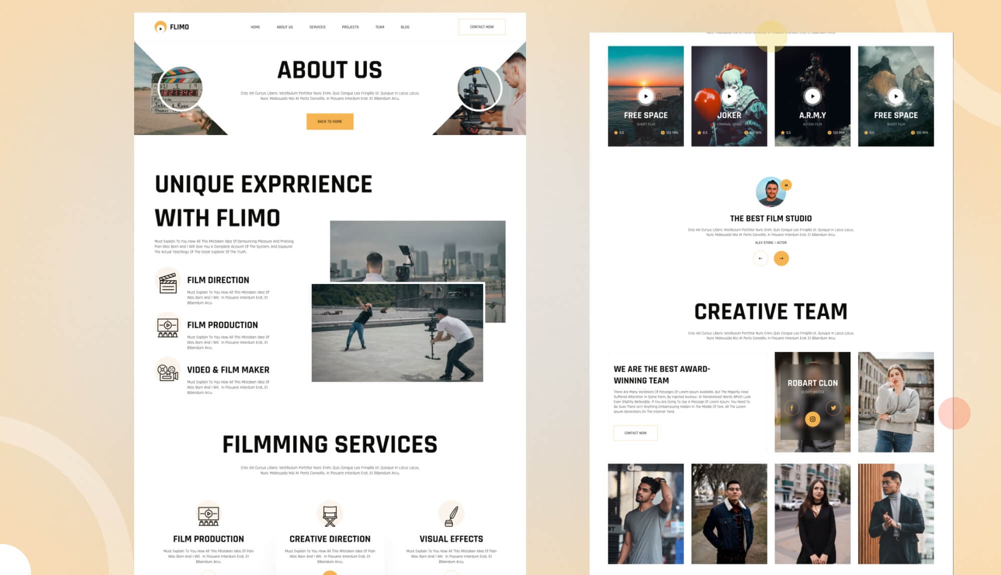 Flimo About Page Banner