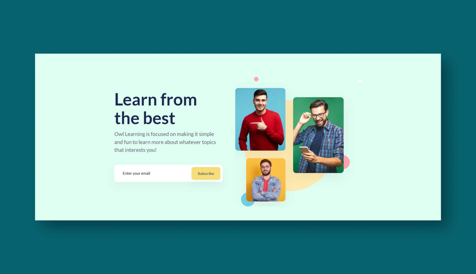CoLearning Hero Section For Gutenberg Banner