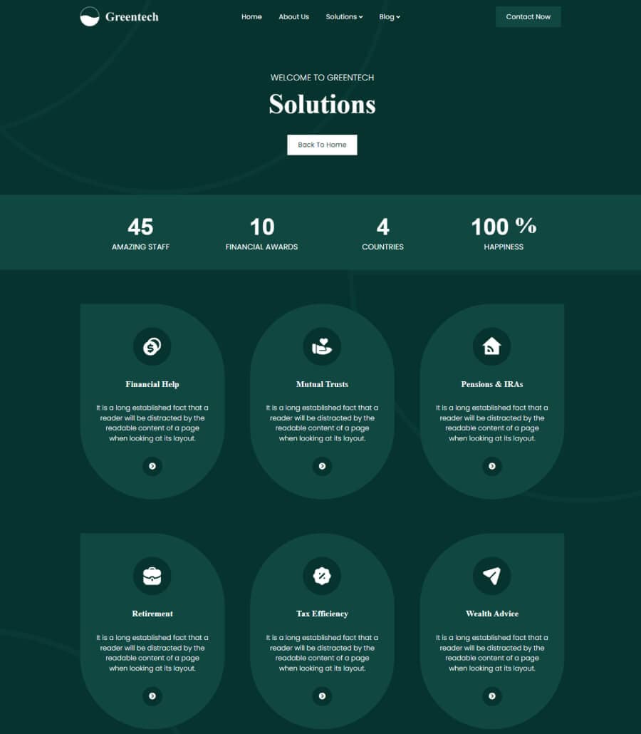 Greentech Solutions Page thumbnail