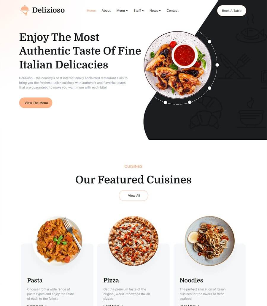 Delizioso Home Page thumbnail