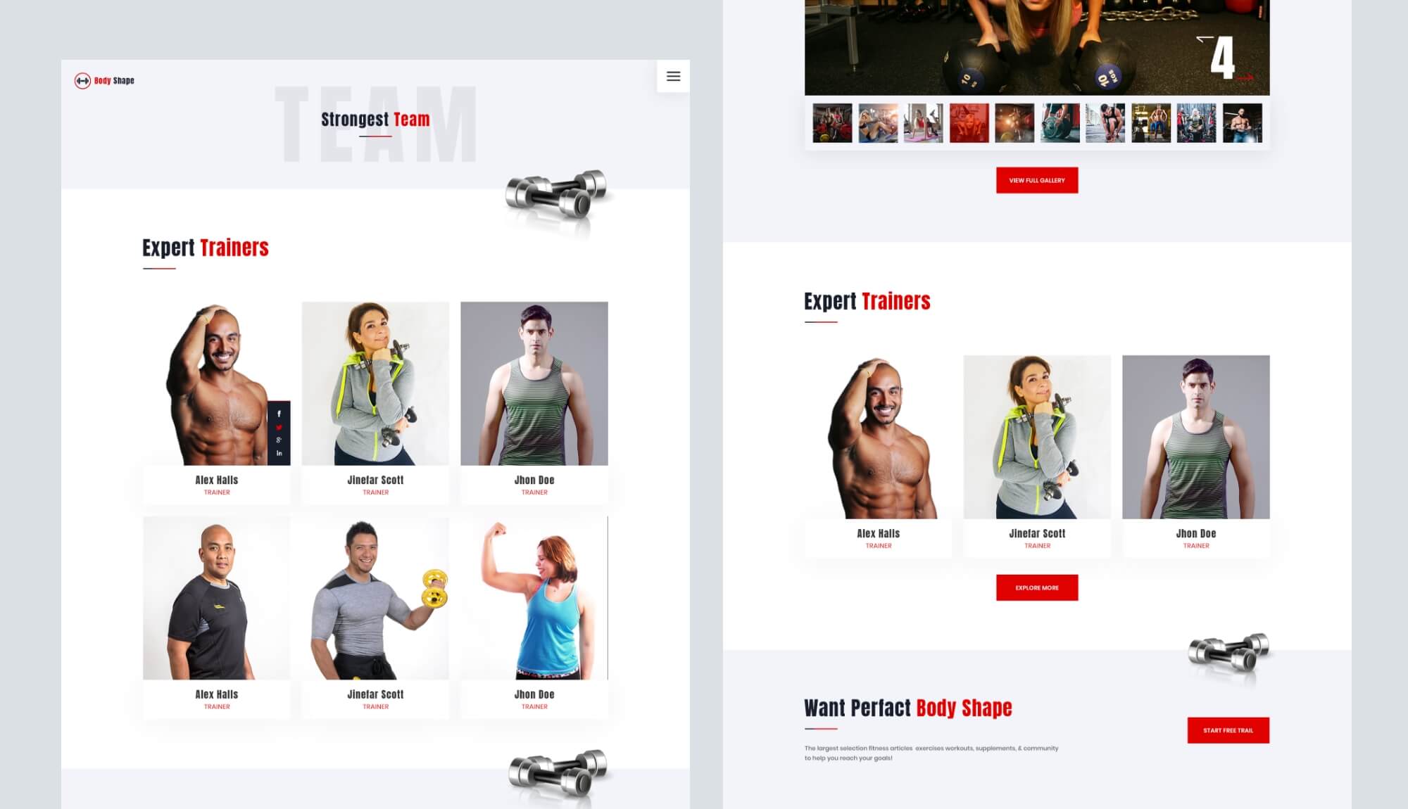 FitCut Fitness Team Banner