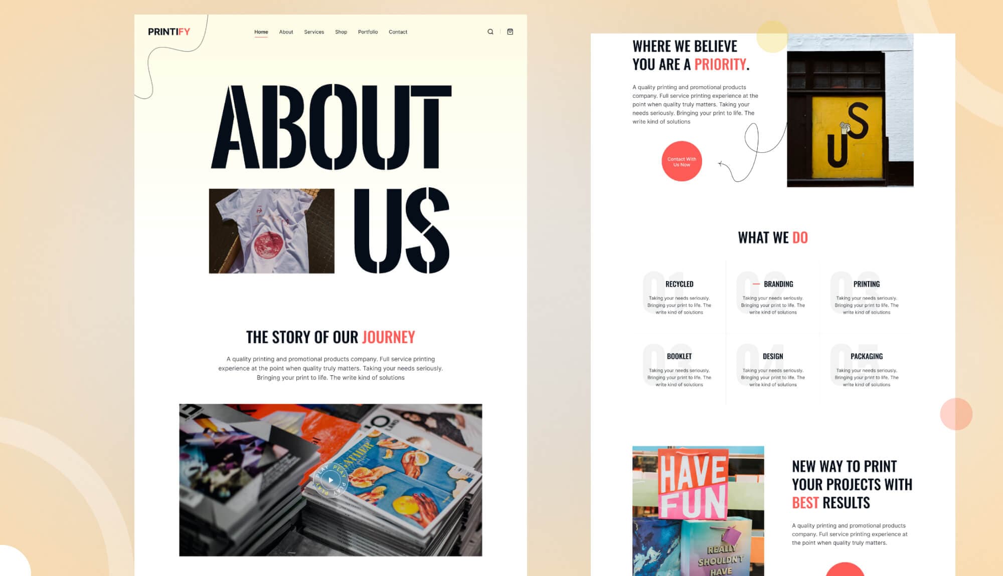 Printify About Page Banner
