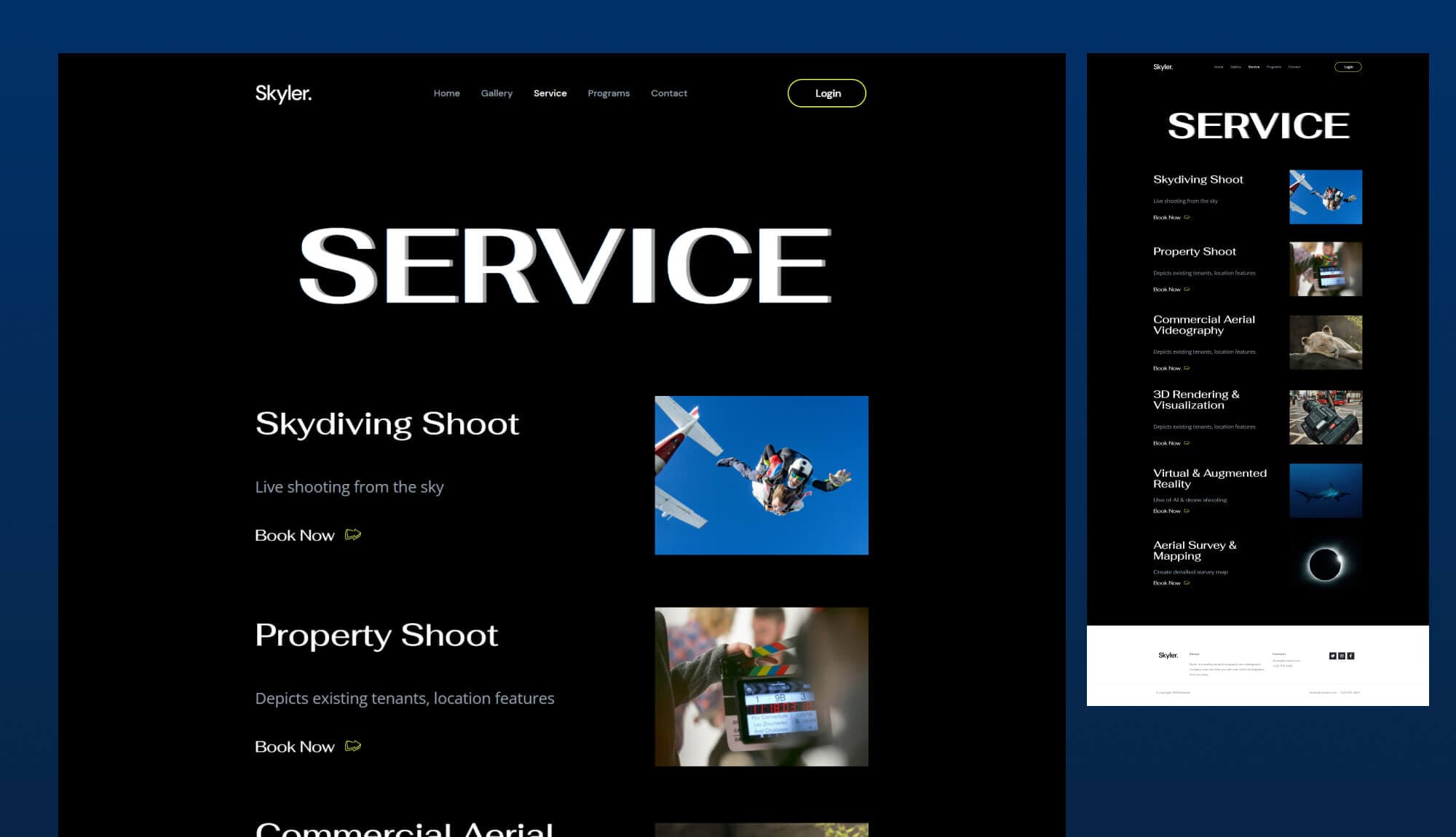Skyler Services Page Banner