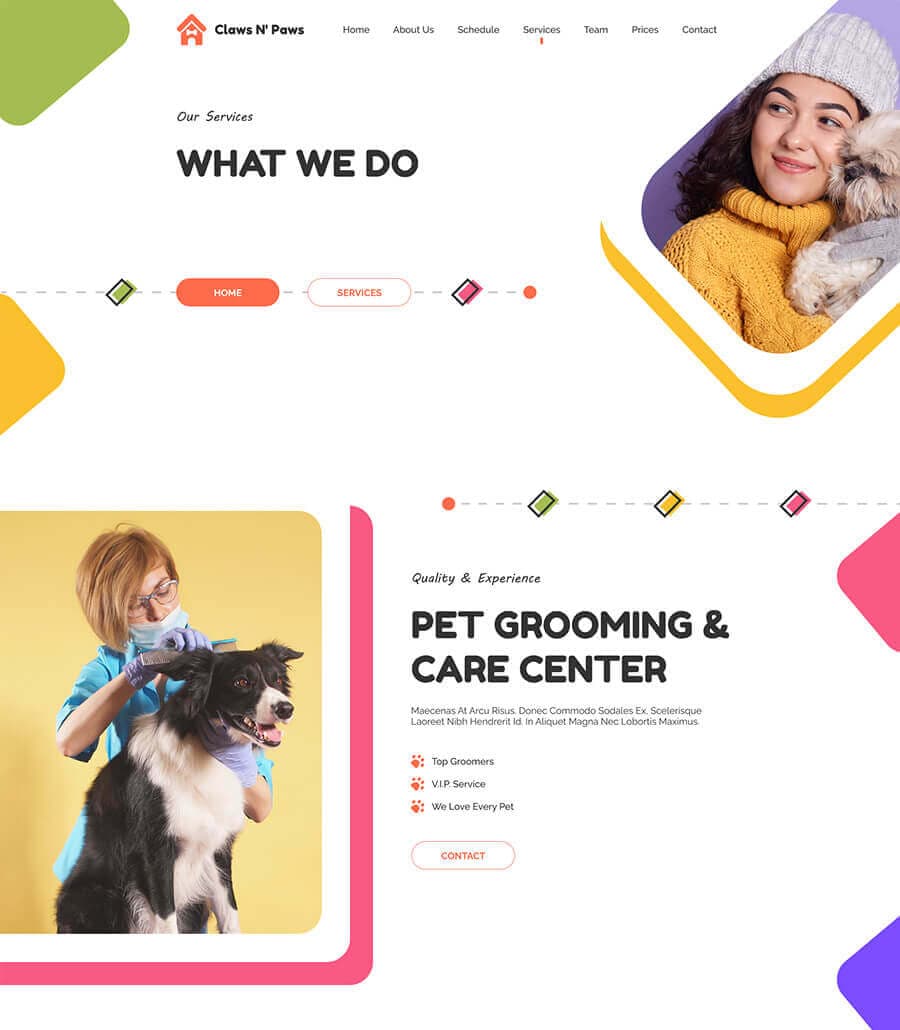 Claws & Paws Services Page thumbnail
