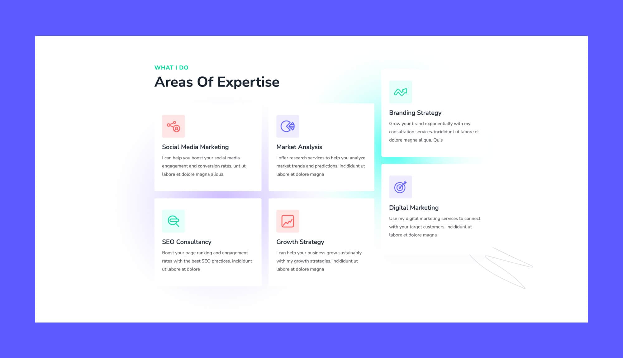 MarketerPro Services Section For Gutenberg Banner