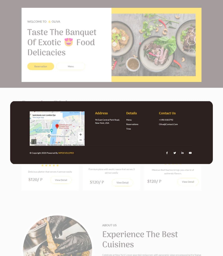 Oliva Footer By Templately