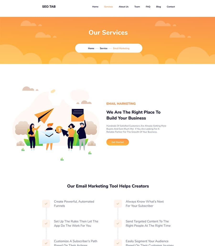 SEO Tab Service Details Page thumbnail