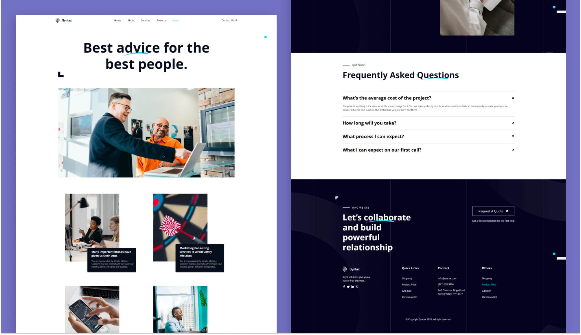 Syntax News Page For Gutenberg By Templately