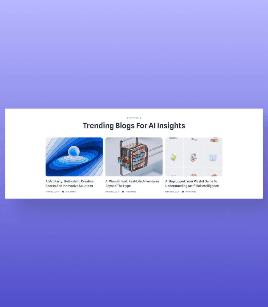 NeurAIGency Blog Section By Templately