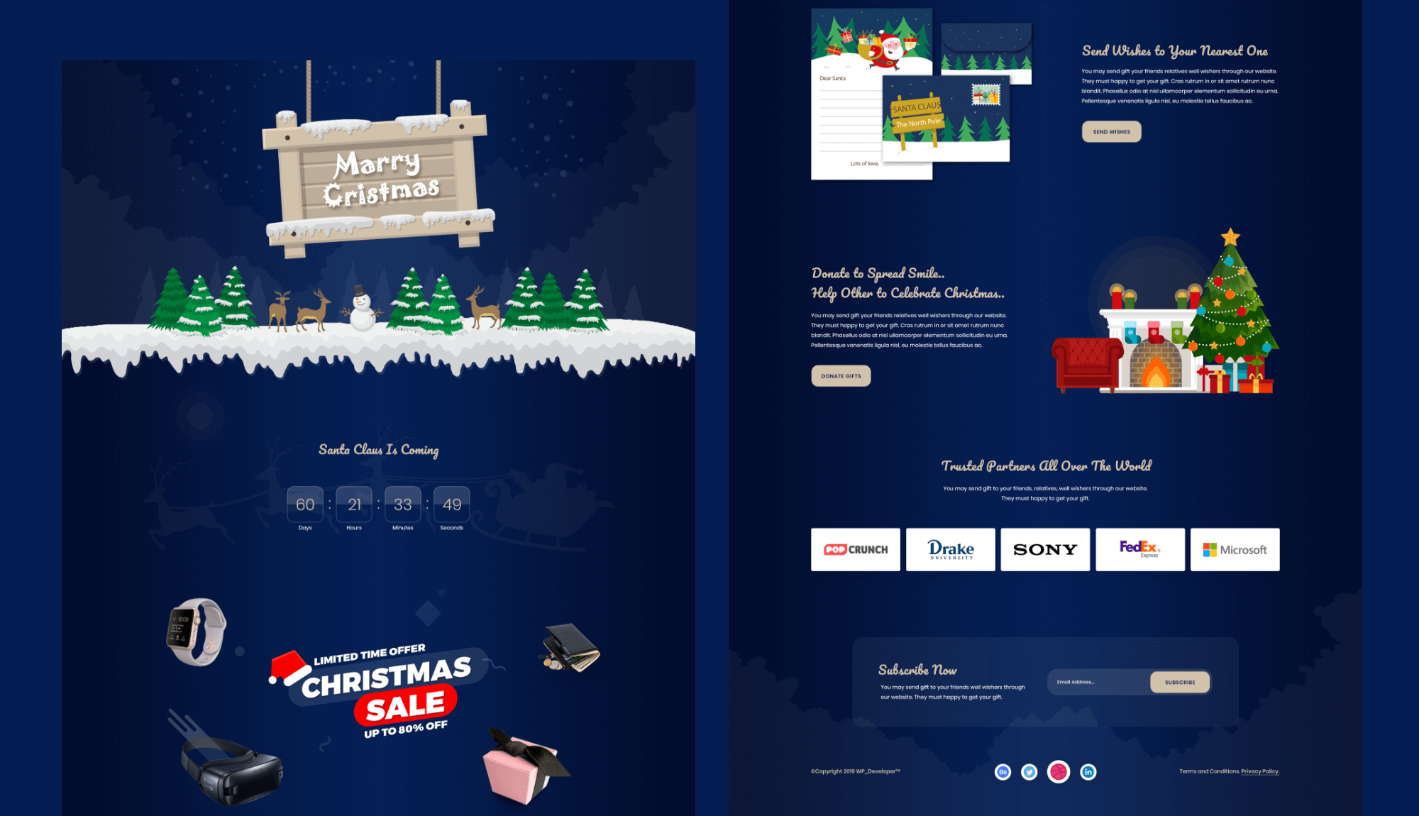 ChristmasLy Christmas Landing Page V2 Banner