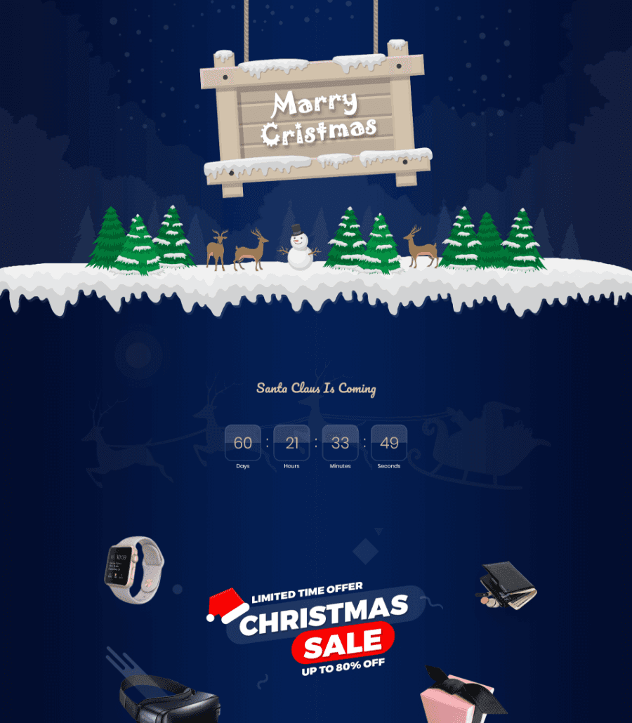 ChristmasLy Christmas Landing Page V2 thumbnail